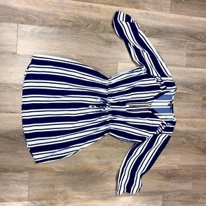 Blue & White Stripped Dress